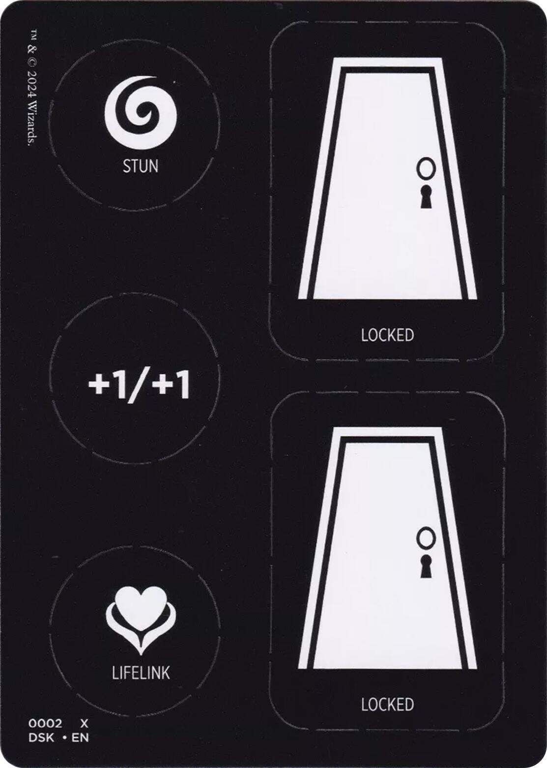 Punch Card Token (1 // 2) [Duskmourn: House of Horror Tokens] | Pegasus Games WI