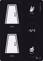 Punch Card Token (1 // 2) [Duskmourn: House of Horror Tokens] | Pegasus Games WI