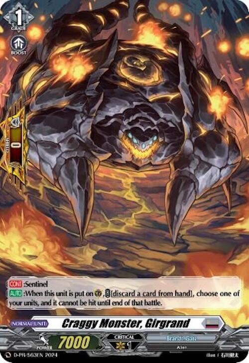 Craggy Beast, Girgrand (Foil) (D-PR/563EN) [D Promo Cards] | Pegasus Games WI