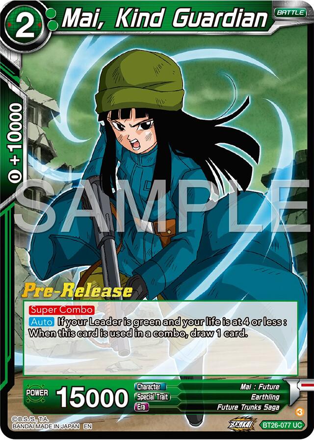 Mai, Kind Guardian (BT26-077) [Ultimate Advent Prerelease Promos] | Pegasus Games WI