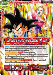 Son Goku // Son Goku & Android 18, Unexpected Tag Team (BT26-001) [Ultimate Advent Prerelease Promos] | Pegasus Games WI