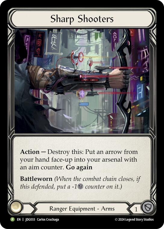 Sharp Shooters [JDG033] (Promo)  Cold Foil | Pegasus Games WI