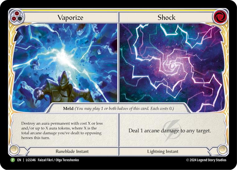 Vaporize // Shock - LGS346 [LGS346] (Promo)  Cold Foil | Pegasus Games WI