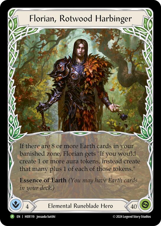 Florian, Rotwood Harbinger [HER119] (Promo)  Rainbow Foil | Pegasus Games WI