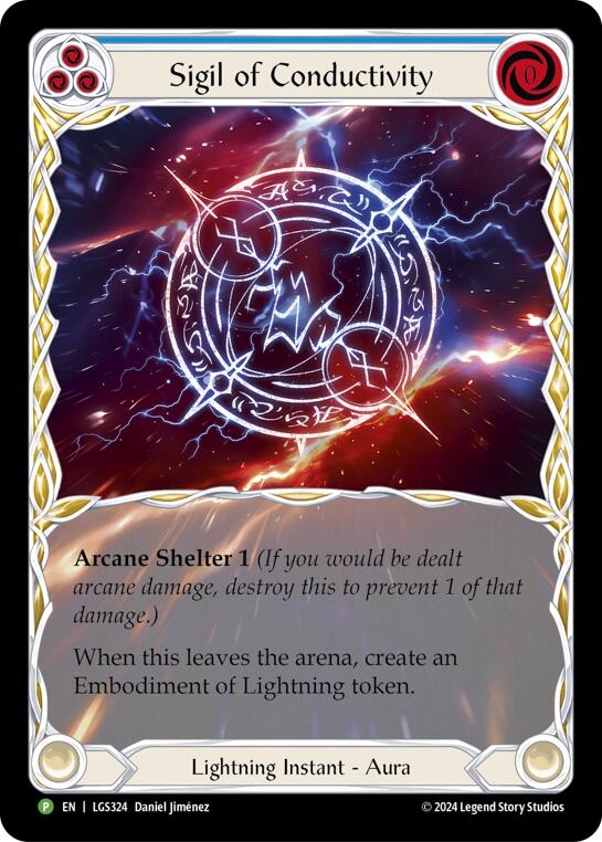 Sigil of Conductivity (Extended Art) - LGS324 [LGS324] (Promo)  Rainbow Foil | Pegasus Games WI