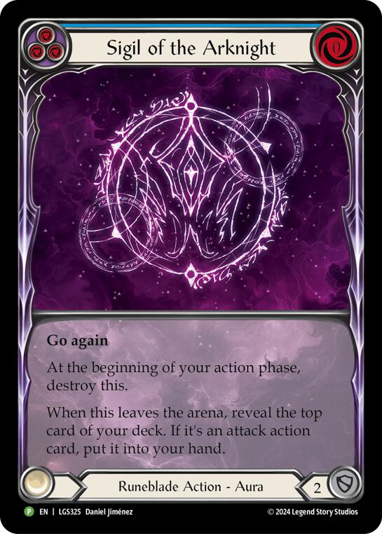Sigil of the Arknight (Extended Art) [LGS325] (Promo)  Rainbow Foil | Pegasus Games WI