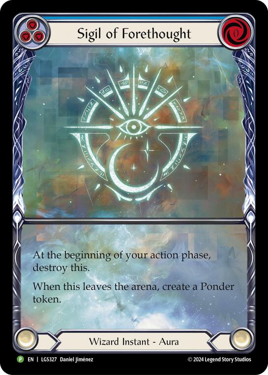 Sigil of Forethought (Extended Art) - LGS327 [LGS327] (Promo)  Rainbow Foil | Pegasus Games WI