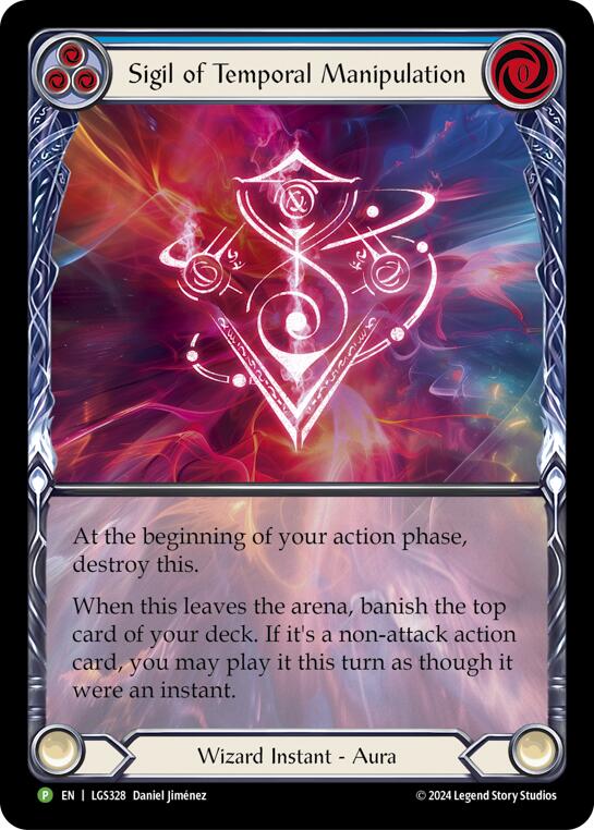 Sigil of Temporal Manipulation (Extended Art) - LGS328 [LGS328] (Promo)  Rainbow Foil | Pegasus Games WI