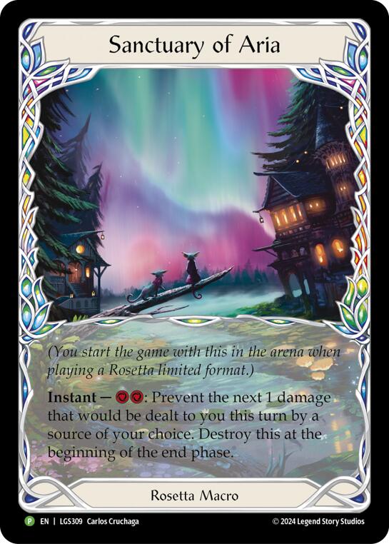 Sanctuary of Aria (Extended Art) - LGS309 [LGS309] (Promo)  Cold Foil | Pegasus Games WI