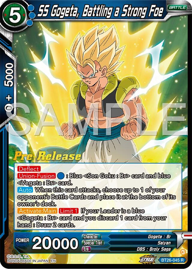 SS Gogeta, Battling a Strong Foe (BT26-045) [Ultimate Advent Prerelease Promos] | Pegasus Games WI