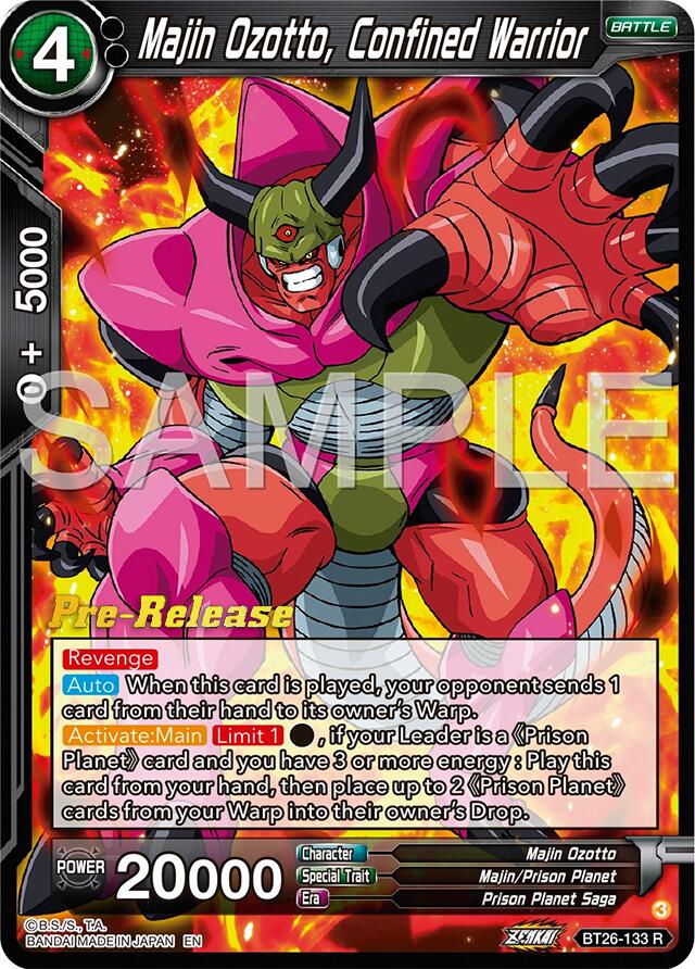 Majin Ozotto, Confined Warrior (BT26-133) [Ultimate Advent Prerelease Promos] | Pegasus Games WI