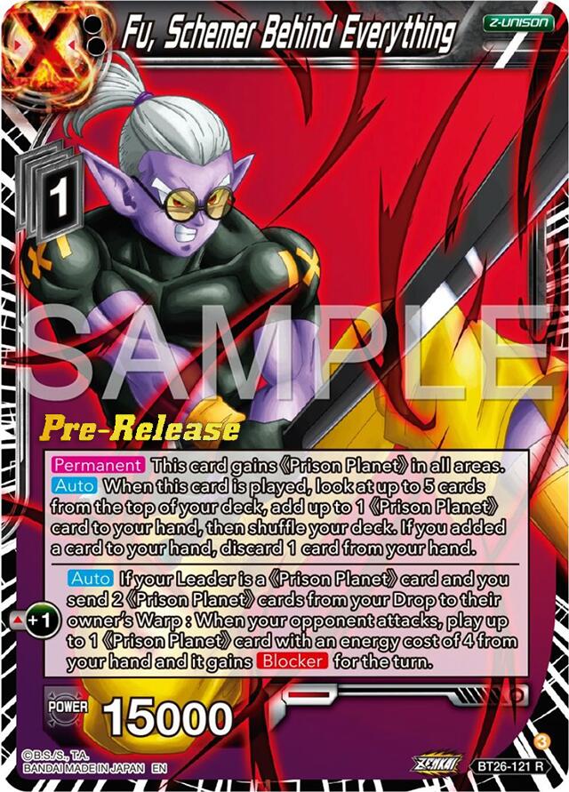 Fu, Schemer Behind Everything (BT26-121) [Ultimate Advent Prerelease Promos] | Pegasus Games WI