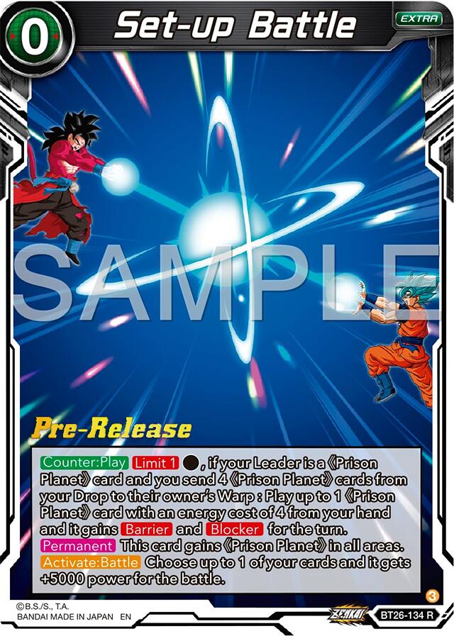 Set-up Battle (BT26-134) [Ultimate Advent Prerelease Promos] | Pegasus Games WI