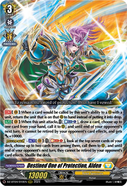 Destined One of Protection, Alden (DZ-BT04/010EN) [DZ-BT04: Destined Showdown] | Pegasus Games WI