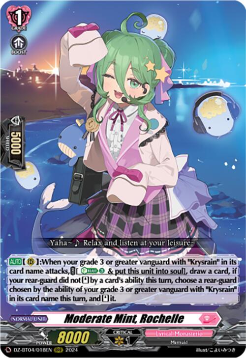 Moderate Mint, Rochelle (DZ-BT04/018EN) [DZ-BT04: Destined Showdown] | Pegasus Games WI