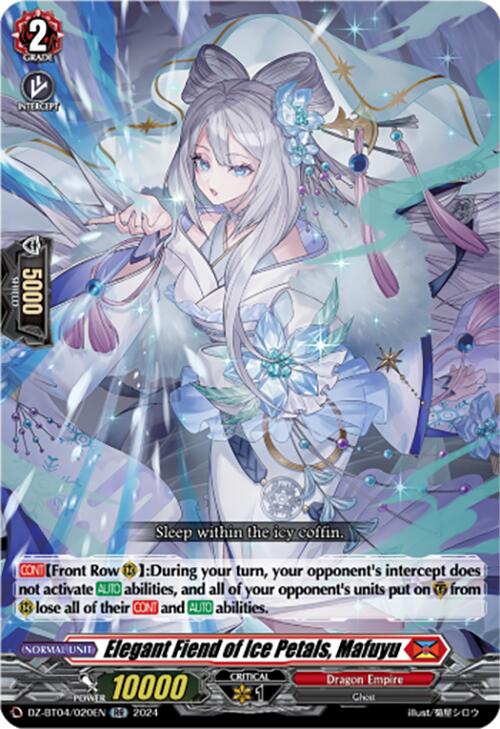 Elegant Fiend of Ice Petals, Mafuyu (DZ-BT04/020EN) [DZ-BT04: Destined Showdown] | Pegasus Games WI