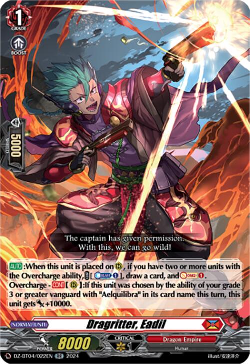 Dragritter, Eadil (DZ-BT04/022EN) [DZ-BT04: Destined Showdown] | Pegasus Games WI