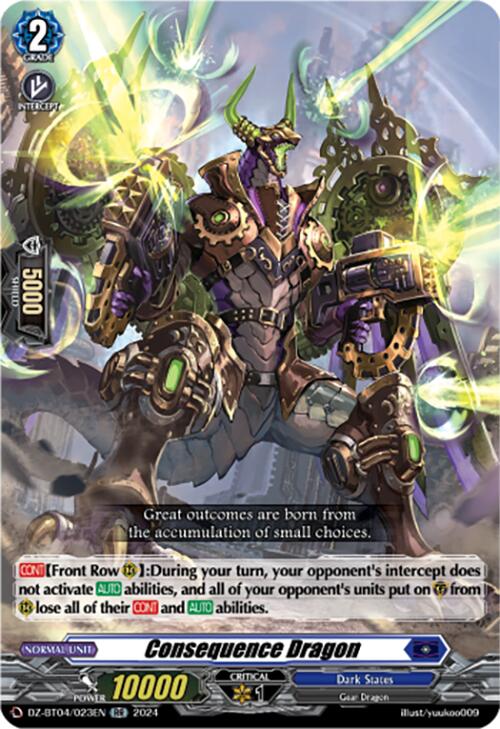 Consequence Dragon (DZ-BT04/023EN) [DZ-BT04: Destined Showdown] | Pegasus Games WI