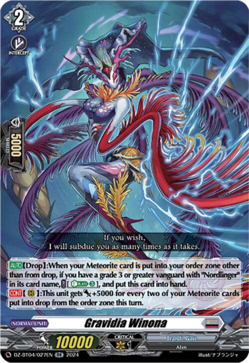 Gravidia Winona (DZ-BT04/027EN) [DZ-BT04: Destined Showdown] | Pegasus Games WI