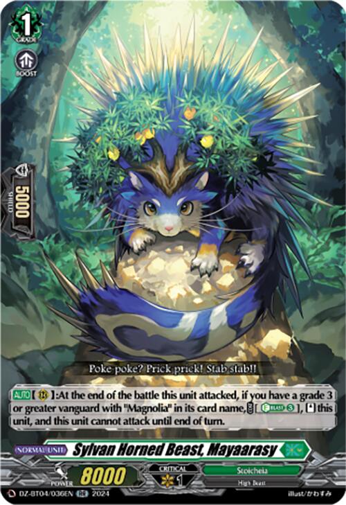 Sylvan Horned Beast, Mayaarasy (DZ-BT04/036EN) [DZ-BT04: Destined Showdown] | Pegasus Games WI