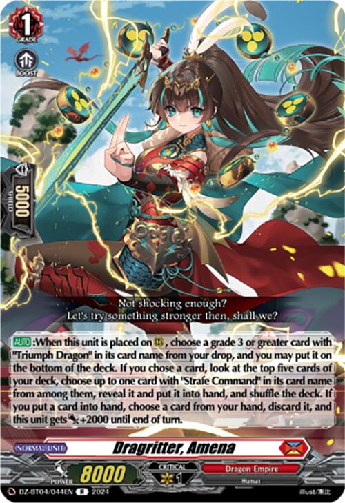 Dragritter, Amena (DZ-BT04/044EN) [DZ-BT04: Destined Showdown] | Pegasus Games WI