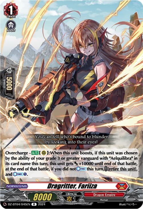 Dragritter, Fariiza (DZ-BT04/045EN) [DZ-BT04: Destined Showdown] | Pegasus Games WI