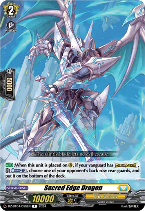Sacred Edge Dragon (DZ-BT04/055EN) [DZ-BT04: Destined Showdown] | Pegasus Games WI