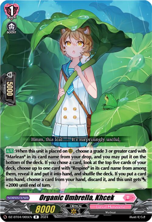 Organic Umbrella, Khcek (DZ-BT04/065EN) [DZ-BT04: Destined Showdown] | Pegasus Games WI