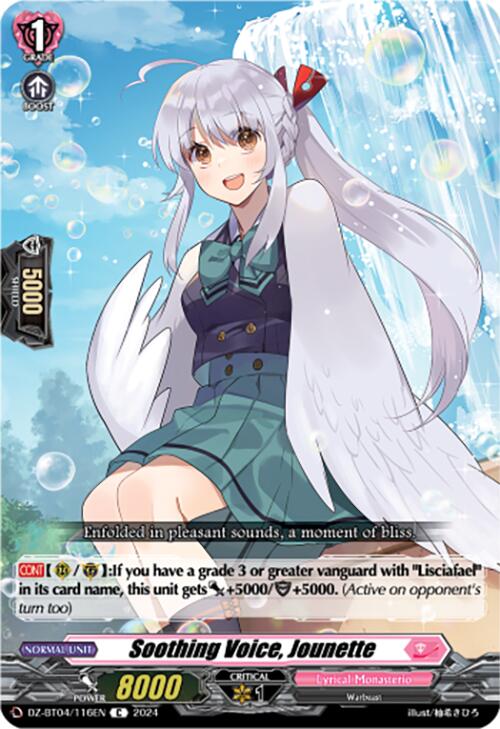 Soothing Voice, Jounette (DZ-BT04/116EN) [DZ-BT04: Destined Showdown] | Pegasus Games WI