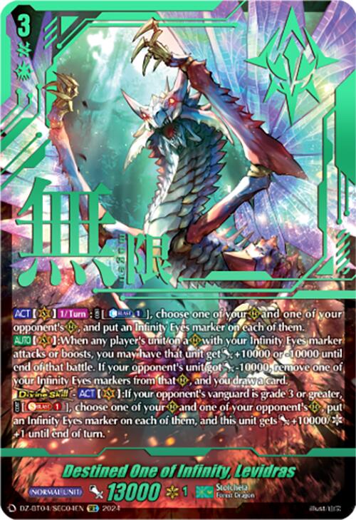 Destined One of Infinity, Levidras (DZ-BT04/SEC04EN) [Destined Showdown] | Pegasus Games WI