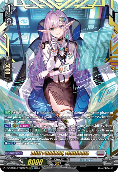 Blitz Publicist, Fentlichta (DZ-BT04/FFR09EN) [DZ-BT04: Destined Showdown] | Pegasus Games WI