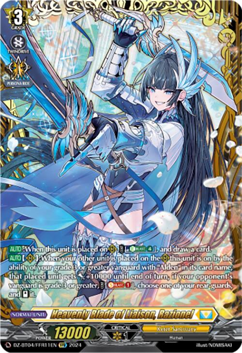 Heavenly Blade of Liaison, Razionel (DZ-BT04/FFR11EN) [DZ-BT04: Destined Showdown] | Pegasus Games WI