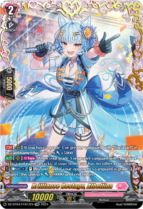 Brilliance Restage, Albellina (DZ-BT04/FFR17EN) [DZ-BT04: Destined Showdown] | Pegasus Games WI