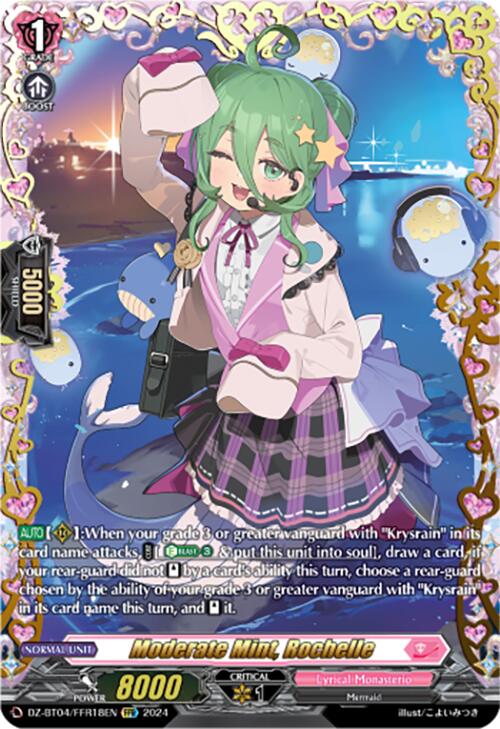 Moderate Mint, Rochelle (DZ-BT04/FFR18EN) [DZ-BT04: Destined Showdown] | Pegasus Games WI