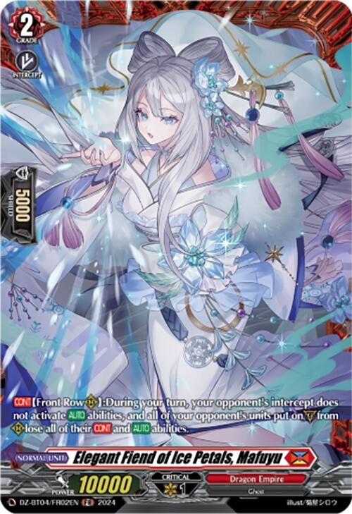 Elegant Fiend of Ice Petals, Mafuyu (DZ-BT04/FR02EN) [DZ-BT04: Destined Showdown] | Pegasus Games WI