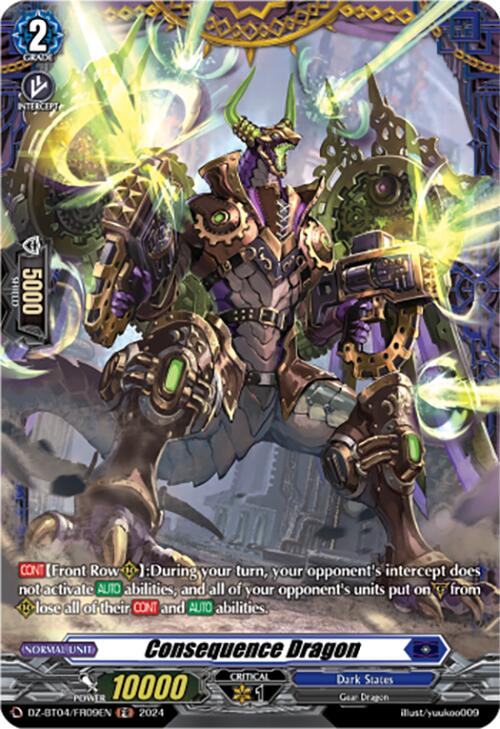Consequence Dragon (DZ-BT04/FR09EN) [DZ-BT04: Destined Showdown] | Pegasus Games WI