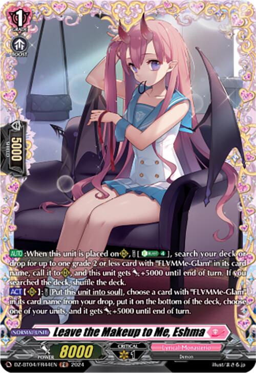 Leave the Makeup to Me, Eshma (DZ-BT04/FR44EN) [DZ-BT04: Destined Showdown] | Pegasus Games WI