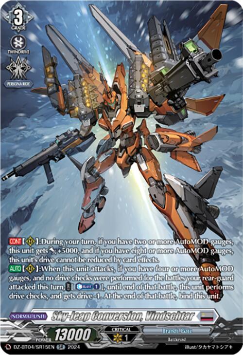 Sky-leap Conversion, Vindschtar (DZ-BT04/SR15EN) [DZ-BT04: Destined Showdown] | Pegasus Games WI