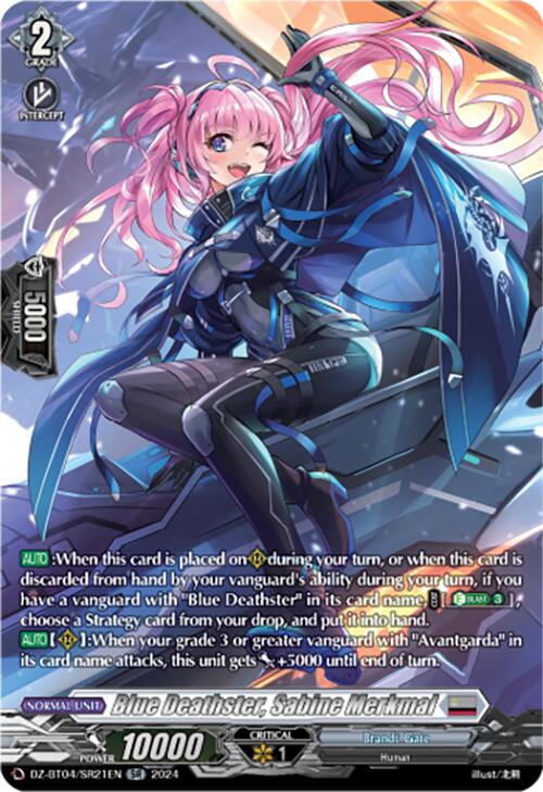 Blue Deathster, Sabine Merkmal (DZ-BT04/SR21EN) [DZ-BT04: Destined Showdown] | Pegasus Games WI