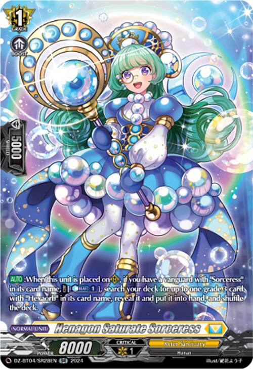 Henagon Saturate Sorceress (DZ-BT04/SR28EN) [DZ-BT04: Destined Showdown] | Pegasus Games WI