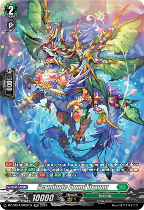 Germinate Found Dragon (DZ-BT04/SR32EN) [DZ-BT04: Destined Showdown] | Pegasus Games WI