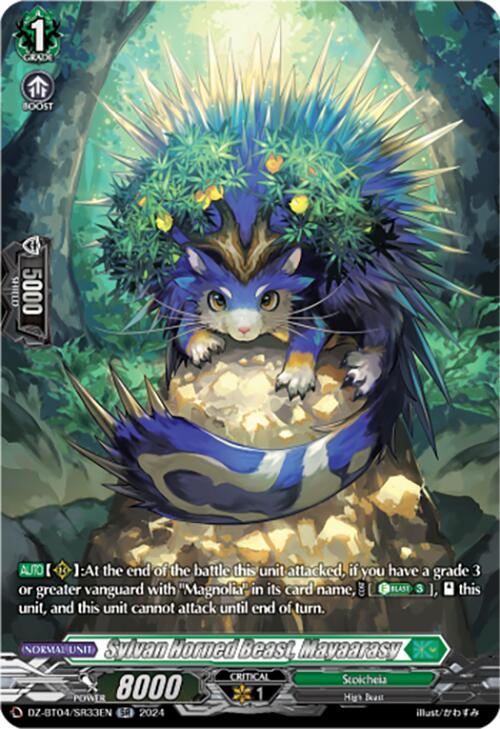 Sylvan Horned Beast, Mayaarasy (DZ-BT04/SR33EN) [DZ-BT04: Destined Showdown] | Pegasus Games WI