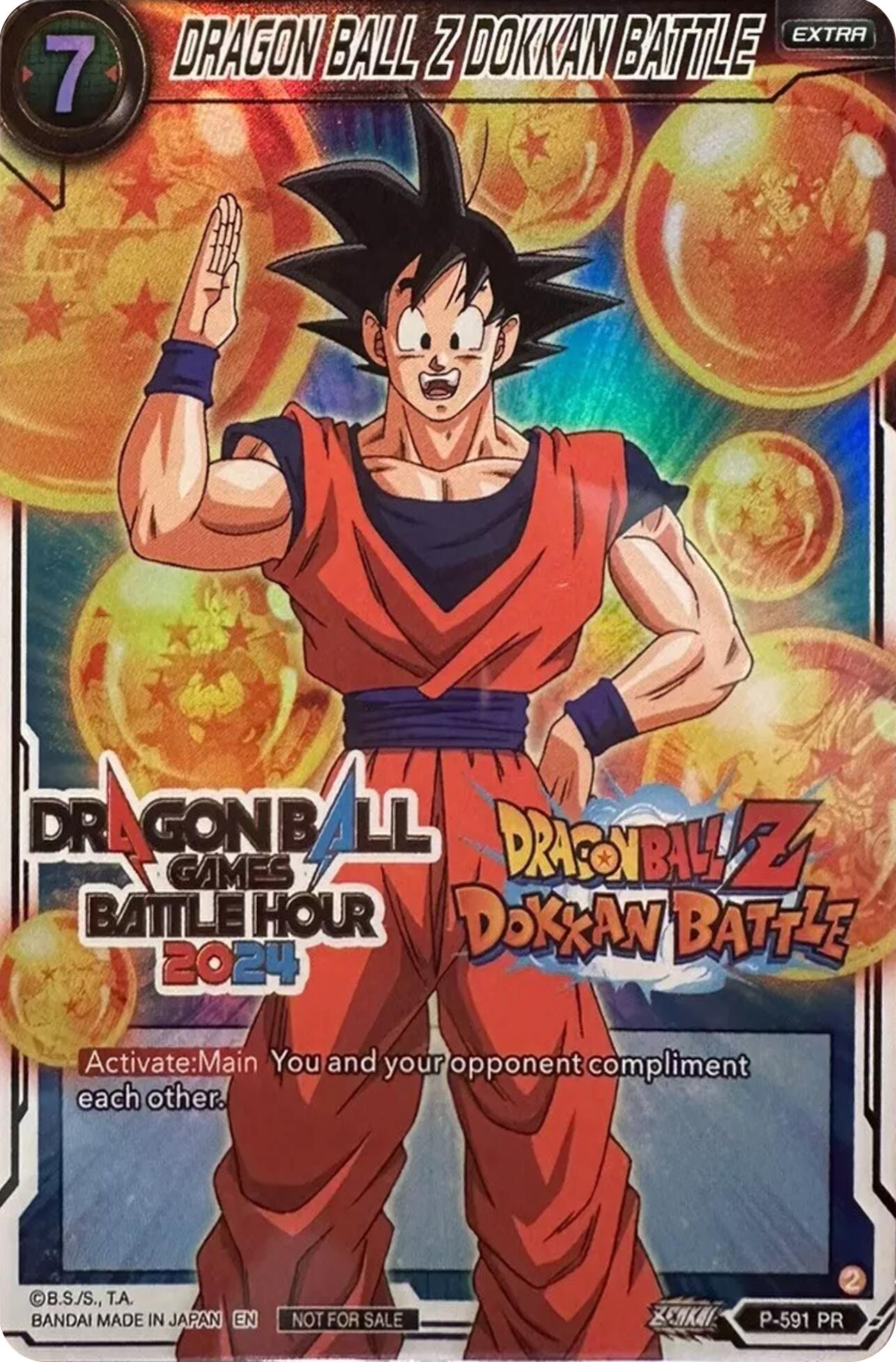 DRAGON BALL Z DOKKAN BATTLE (Dragon Ball Games Battle Hour 2024 Promo Card Set) (P-591) [Promotion Cards] | Pegasus Games WI