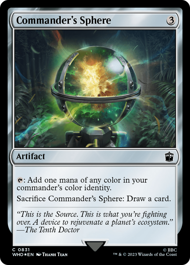 Commander's Sphere (Surge Foil) [Doctor Who] | Pegasus Games WI