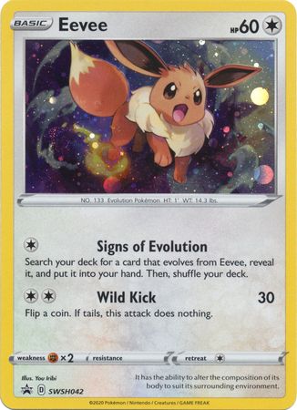 Eevee (SWSH042) [Sword & Shield: Black Star Promos] | Pegasus Games WI