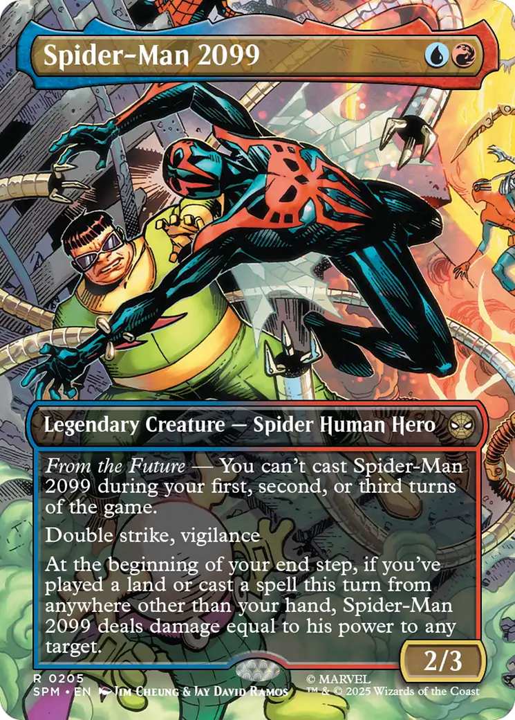 Spider-Man 2099 (0205) (Borderless) [Marvel's Spider-Man] | Pegasus Games WI