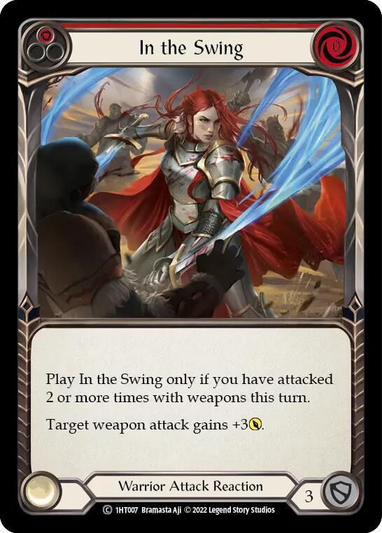 In the Swing (Red) [1HT007] (History Pack 1 Dorinthea Blitz Deck) | Pegasus Games WI