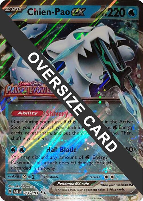 Chien-Pao ex (061/193) (Jumbo) [Scarlet & Violet: Black Star Promos] | Pegasus Games WI