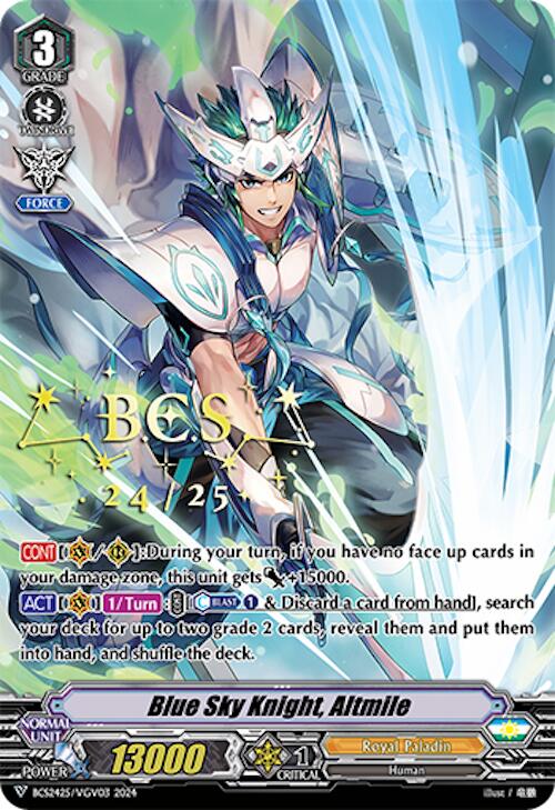 Blue Sky Knight, Altmile (BCS2425/VGV03) [Bushiroad Event Cards] | Pegasus Games WI