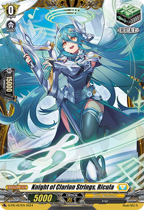 Knight of Clarion Strings, Ricula (D-PR/457EN) [D Promo Cards] | Pegasus Games WI
